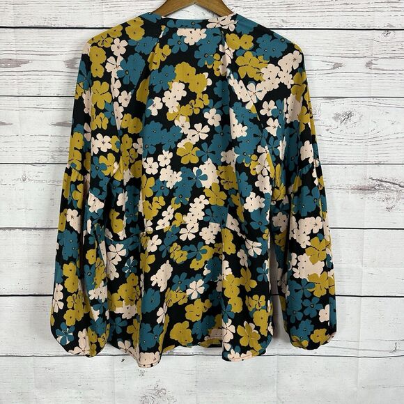 CAbi 4158 Womens Large Favorite Blouse Floral Shirt Blouse Career Office - Picture 5 of 12